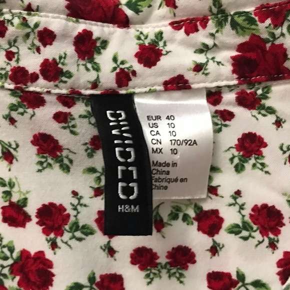 Divided H&M collared button down crop shirt - Picture 5 of 5